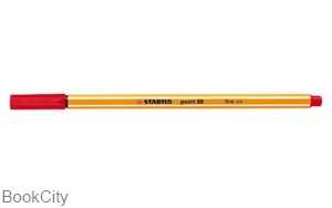 روان‌نویس نوک نمدی قرمز STABILO 88-40 - 0