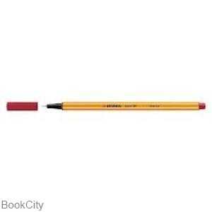 روان‌نویس نوک نمدی زرشکی STABILO 88-50 - 0