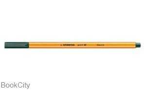 روان‌نویس نوک نمدی سبز تیره STABILO 88-53 - 0