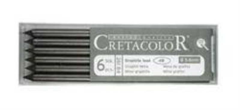 نوک اتود 5.6mm ذغال مشکی CRETACOLOR 26012
