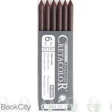 نوک اتود 5.6mm ذغال قهوه‌ای تیره CRETACOLOR 26332
