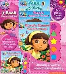 Dora 3 Book Play a Sound set