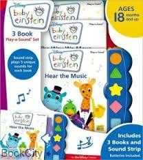 Baby Einstein 3 Book Play a Sound set
