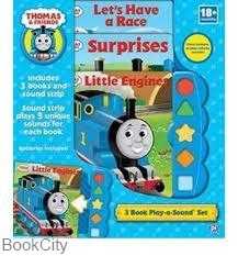 Tomas & Friends 3 Book Play a Sound set