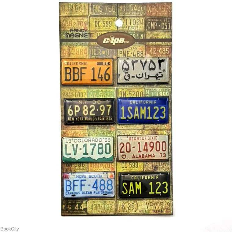 مگنت پلاک ماشین 8 عددی 3318