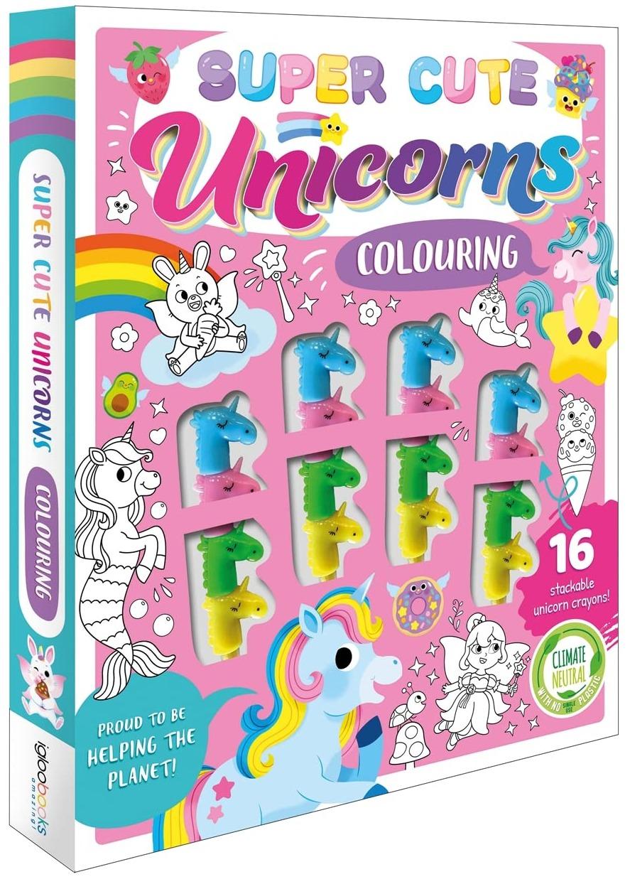 Super Cute Unicorns Colouring