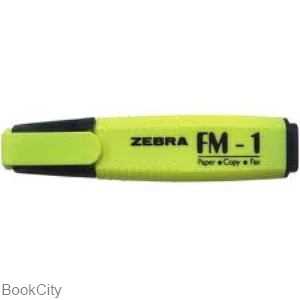 ماژیک های‌لایت زرد ZEBRA FM-1