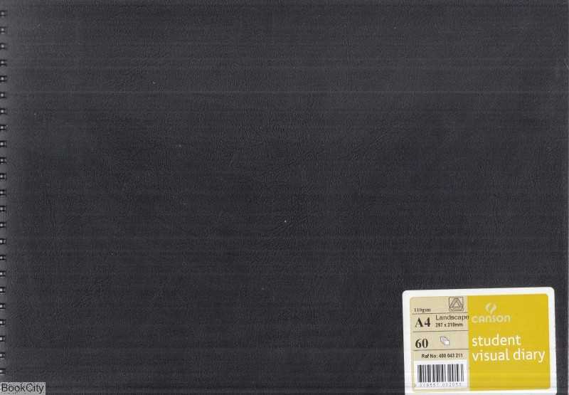 دفتر طراحی 60 برگ CANSON 400043211 Student Visual Diary 110g A4