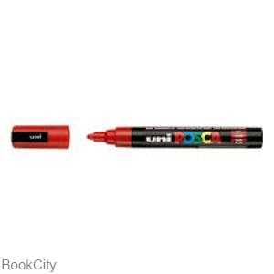 ماژیک پوششی قرمز نوک گرد Uniball PC5M Posca 1.8-2.5mm