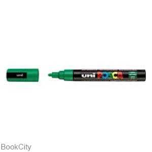 ماژیک پوششی سبز نوک گرد Uniball PC5M Posca 1.8-2.5mm
