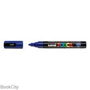 ماژیک پوششی آبی روشن نوک گرد Uniball PC5M Posca 1.8-2.5mm
