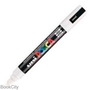 ماژیک پوششی سفید نوک گرد Uniball PC5M Posca 1.8-2.5mm