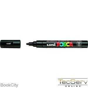 ماژیک پوششی مشکی نوک گرد Uniball PC5M Posca 1.8-2.5mm