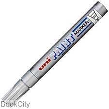 ماژیک پوششی نقره‌ای نوک گرد Uniball PX-20