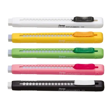 پاک‌کن کاتری بدنه سبز Pentel ZE80-K - 0