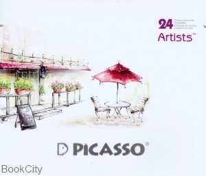 مدادرنگی 24 رنگ فلزی PICASSO Artists
