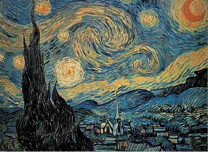 پازل Vincent Van Gogh Nuit etoilee 09658 1000psc