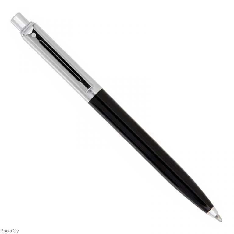 خودکار نیمه استیل مشکی گیره استیل SHEAFFER Sentinel