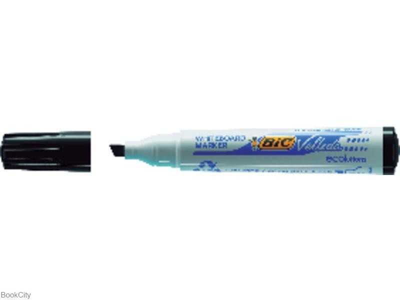 ماژیک وایت‌برد مشکی نوک تخت BiC Velleda
