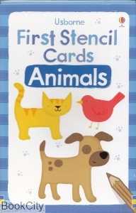 Usborne First Stencil Cards Animals