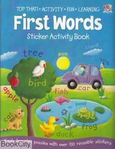 First Words Stickers Activation Book
