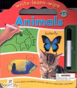Write Learn Wipe Animals