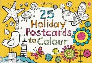 Usborne 25 Holiday Postcard to Colour