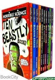 Horrible Science Ten Beastly  (با قاب 10 جلدی)