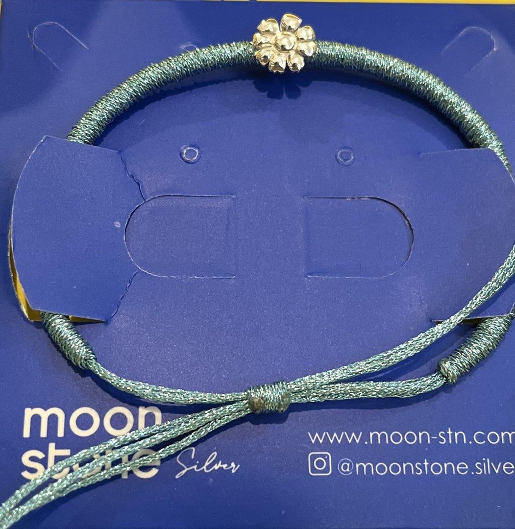 دستبند نقره Moon Stone SB339