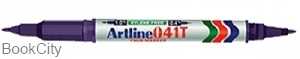 ماژیک CD بنفش 2 سر Artline 041T