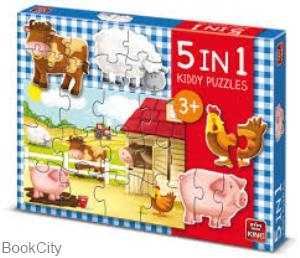 پازل In 1 Kiddy Puzzles Farm 5074