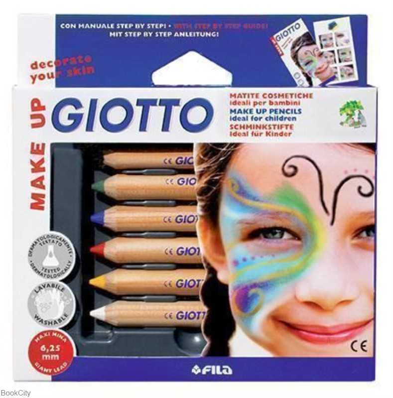 مداد گریم صورت 6 رنگ GIOTTO 470200