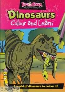 D‌inosaurs Colour and Learn