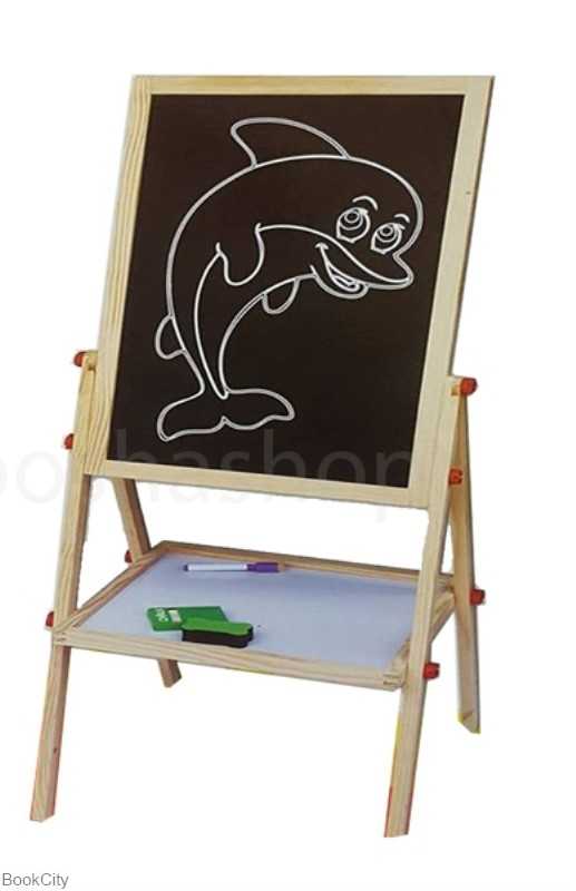 تخته سیاه و وایت‌برد 50×40 پایه‌دار تاشو HPlus 501 - 0