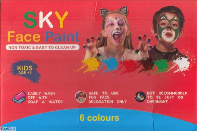 ست گریم 6 رنگ SKY Face Paint - 0