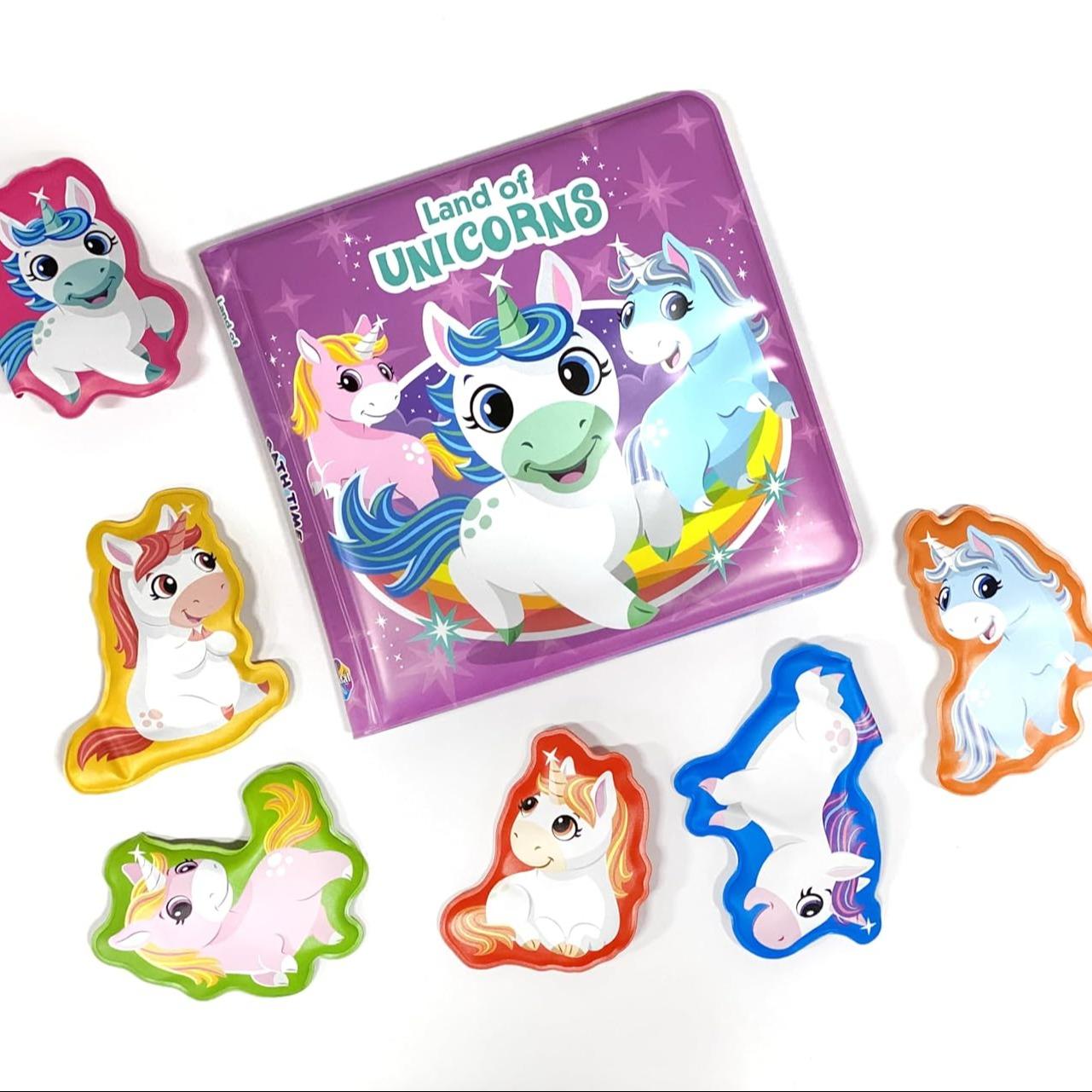 Unicorns Bath Time Book
