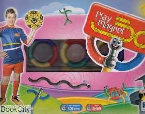 آهنربا آموزشی 102 تکه سبک منحنی 1021 Play Magnet