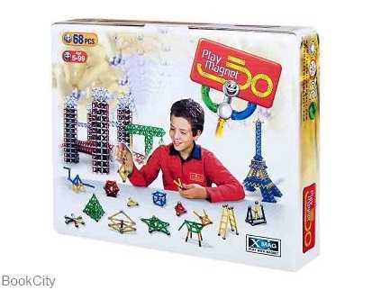 آهنربا آموزشی 64 تکه تیپ دو کلاسیک 1002 Play Magnet
