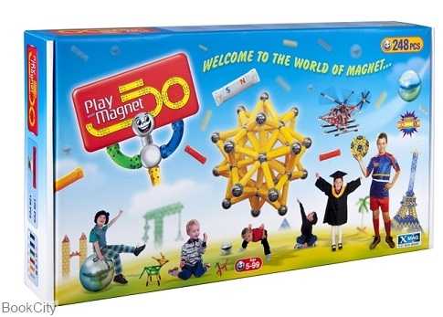 آهنربا آموزشی 248 تکه تیپ چهار کلاسیک 1004 Play Magnet