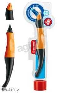 روان‌نویس آبی راست دست بدنه نارنجی با 3 عدد یدک STABILO 6892/3-4103 Easyoriginal