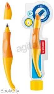 روان‌نویس آبی چپ دست بدنه زرد با 3 عدد یدک STABILO 6891/6-4103 Easyoriginal