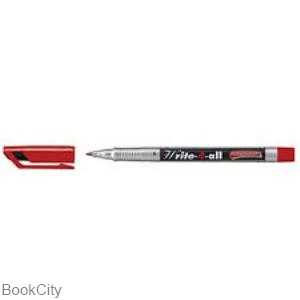 ماژیک CD قرمز STABILO 156-40 Write-4-all F - 0