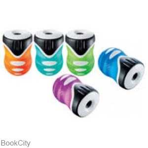 تراش تک سوراخ مخزن‌دار رنگی Maped 114111 Clean Grip
