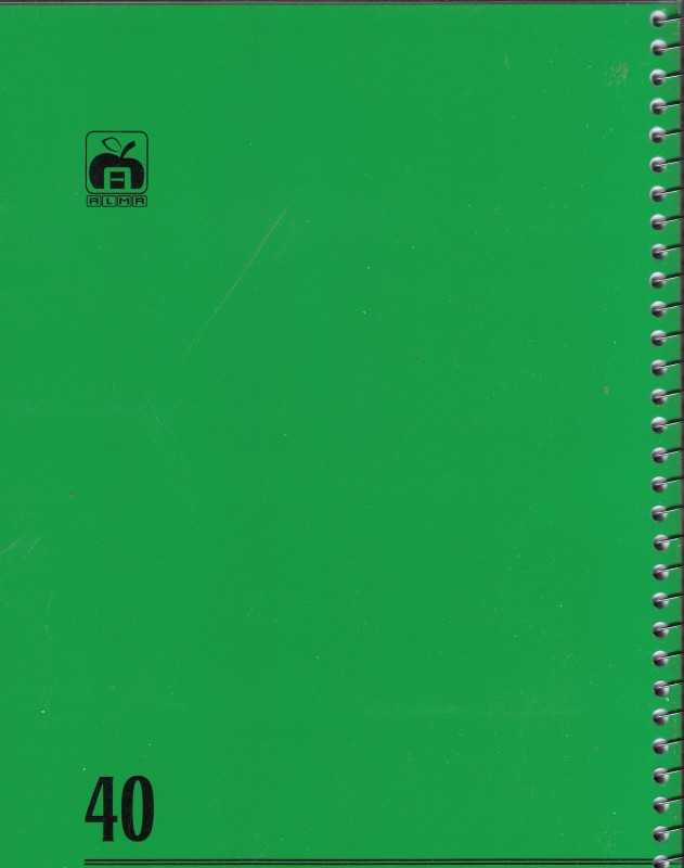 دفتر 40 برگ سیمی وزیری مجلد NAHAL 7484 - 0