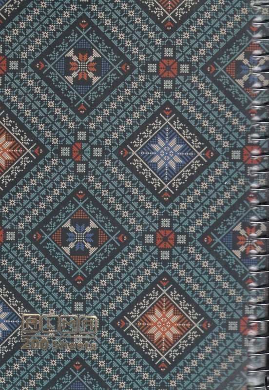 یادداشت 200 برگ 17×12 جیبی مجلد NAHAL 7343