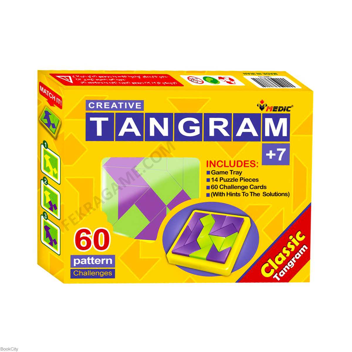 تنگرام 60 تکه MEDIC - 0