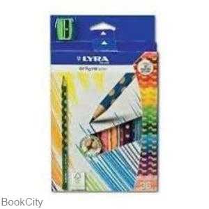 مدادرنگی 36 رنگ مقوایی با تراش LYRA 2821360 Groove Slim