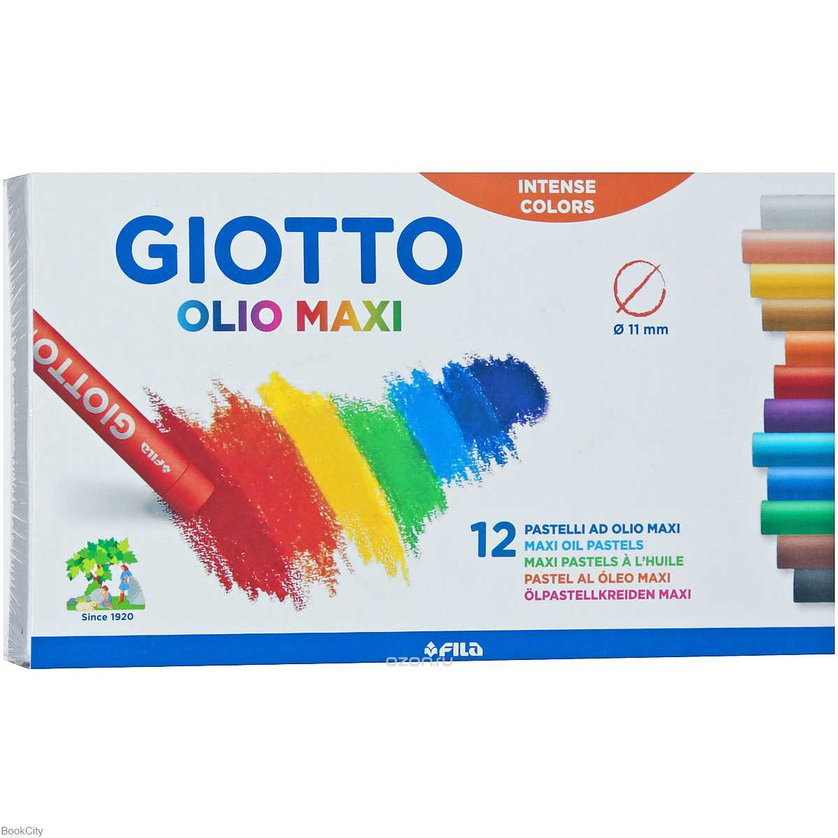 پاستل روغنی 12 رنگ GIOTTO 293000 - 0