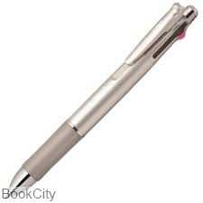 خودکار و اتود 5 کاره بدنه نقره‌ای ZEBRA Clip On MS 0.5mm