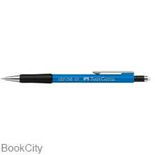 اتود 0.5mm آبی روشن با پاک‌کن چرخشی FABER CASTEL 134553 Grip - 0